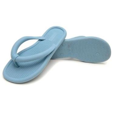 Imagem de Chinelo Flip Flop Super Macio e Confortável - Azul-Feminino