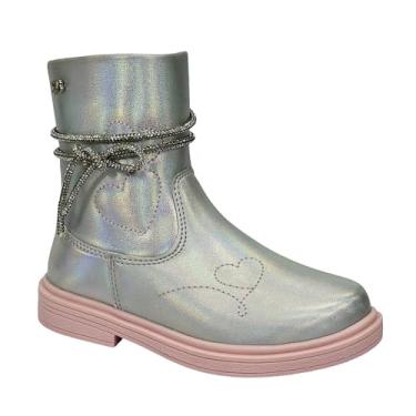 Imagem de Bota Worlcolors Infantil Ana Mini 327003 Prata Holográfico