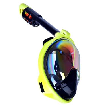 Imagem de Mascara Subaquática de de Mergulho Gold Sports Pro Polarizada Full Face Com Snorkel-Unissex