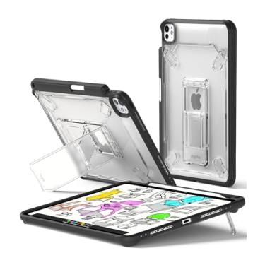 Imagem de Ringke Fusion Sketch Stand [capa + suporte] compatível com iPad Pro de 11 polegadas (M4, 2024), capa sem oscilação, não amarela, para escrever e desenhar - preta
