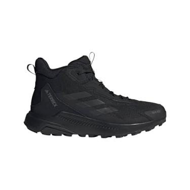 Imagem de adidas Tênis de caminhada masculino Terrex Anylander Mid Rain.rdy, Preto/Preto/Cinza, 7