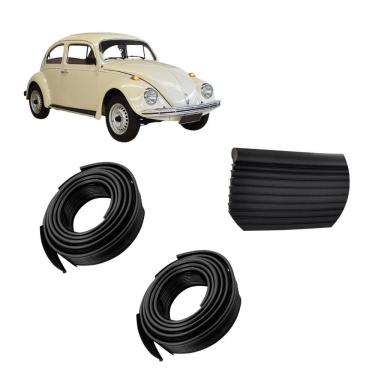 Imagem de Par Borracha Debrum Do Paralama Tras Fusca 59 A 96 Preto - UN / 2 [F103]