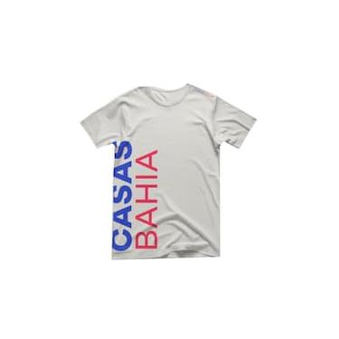 Imagem de Camiseta Manga Curta Casas Bahia - Branca