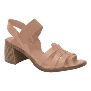 Imagem de Sandália Couro Bottero Salto Grosso Feminina-Feminino