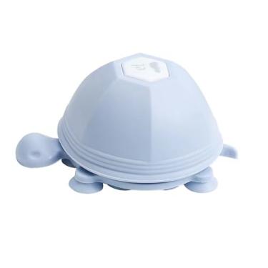 Imagem de Linda capa com suporte para fones de ouvido com cordão para fone de ouvido sem emaranhados, organizador de tartaruga, acessórios de armazenamento de fone de ouvido, capa pendurada (azul)