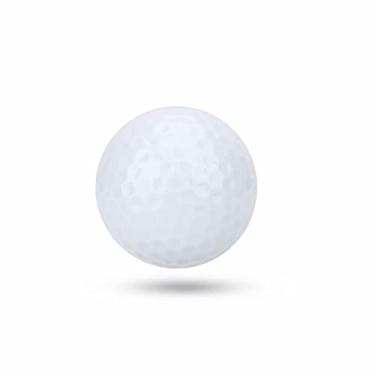 Imagem de Bola de Golfe do Diodo Emissor de Luz, Bola de Golfe Eletrônica Elástica da Iluminação do Diodo Emissor de Luz para o Treinamento da Prática do Esporte da Noite Escura (Verde)