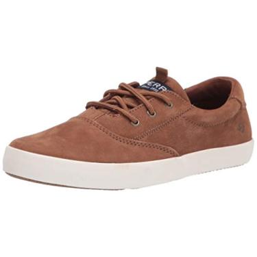Imagem de Tênis infantil Sperry Spinnaker lavável, Tan, 2 Big Kid