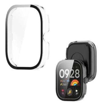 Imagem de Capa Case Bumper Protetor para Smartwatch Watch 4 - Tech king , Transp