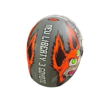 Imagem de Capacete Aberto Para Moto Pro Tork New Liberty Coyote - FERNANDO MOTOS