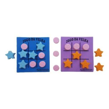 Imagem de Kit Com 10 Jogo Da Velha 12x12 Em E.v.a - CRIATIVA MATERIAIS EDUCATIVO