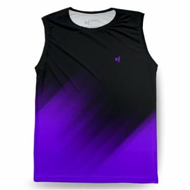 Imagem de Regata Cavada Masculina Esportiva Dry Musculação Caminhada Corrida Aca