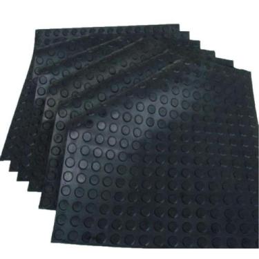 Imagem de Piso Emborrachado Pastilhado 50x50 PRETO - daud