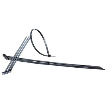 Imagem de 200 Cintas Plastica 10Cm 1,0x2,5x100mm Para Fios e Cabos - NTV