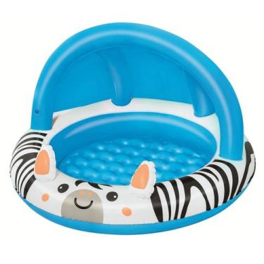 Imagem de Piscina Inflável Infantil Zebrinha Com Cobertura 95000 Bel Fix