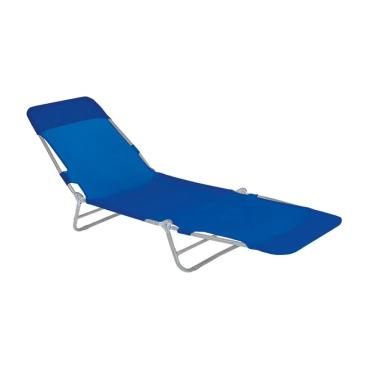 Imagem de Cadeira Espreguicadeira Textilene Azul Marinho - Mor