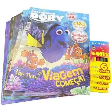 Imagem de Revista Infantil Disney Pinte Legal Kit Festa Aniversário - Abril
