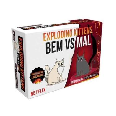 Imagem de Exploding Kittens: Bem vs Mal - Jogo de Cartas - Galápagos - Galápagos