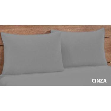 Imagem de 1 Fronha Travesseiro 90cmx50cm Percal Com Zíper 180 fios - Dryka Enxov