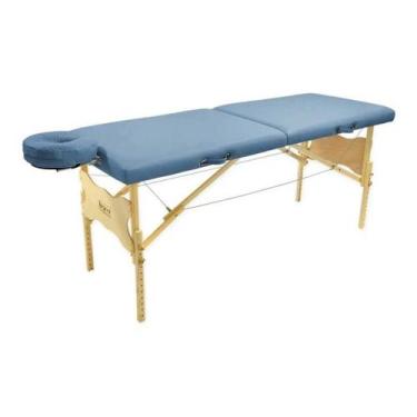Imagem de Maca Mesa de Massagem Antares Spa Largura 80cm Portátil Com Altura Reg
