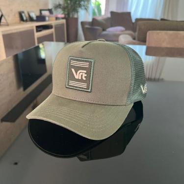 Imagem de Boné Vrt Trucker Brim Verde Musgo