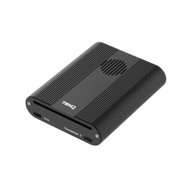 Imagem de TEKQ SSD Thunderbolt 3 M2 de 8 TB (4 TB x 2), suporta Raid 0/1/JBOD, suporta Thunderbot 3, Thunderbolt 4 e USB 4, até 2800 MB/s