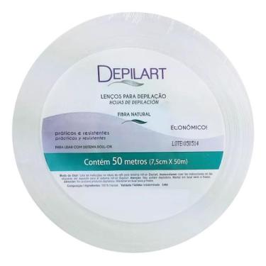 Imagem de Depilart Lenços Para Depilação Fibra Natural 50M Econômico