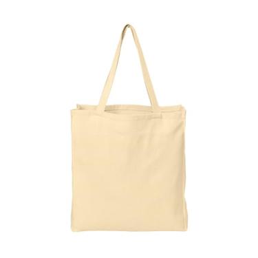 Imagem de Bolsa masculina Port Authority Port & Company OvertheShoulder, Natural, OSFA