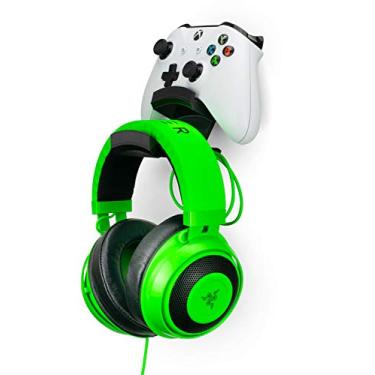 Imagem de O Colossus – Controle de gamepad e suporte de fone de ouvido – Projetado para Xbox One, PS4, PS3, Dualchoque, Switch, PC, Steelseries, Steam & More da Brainwavz, Preto