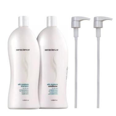 Imagem de Kit Senscience Silk Moisture Duo Salon - Shampoo 1000ml + Condicionado