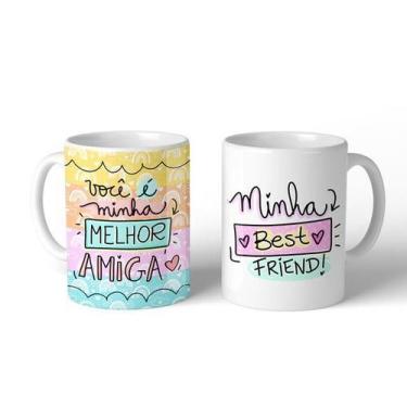 Imagem de Caneca Branca Você É Minha Melhor Amiga - Minha Best Friend - Sublive