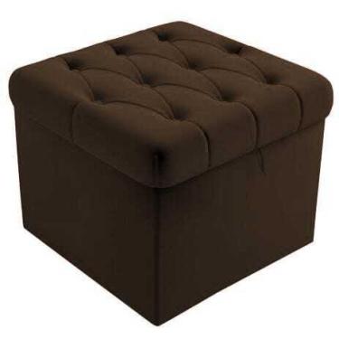 Imagem de Puf Baú Capitonê 51 cm - CASA RENOVO