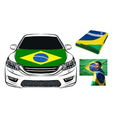 Imagem de Bandeira Do Brasil Oficial Capa Em Tecido Copa Do Mundo 90X150 - SENHO