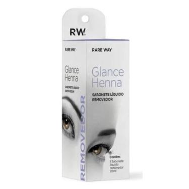 Imagem de SABONETE LÍQUIDO REMOVEDOR rena henna GLANCE 20ml Rare Way O melhor re