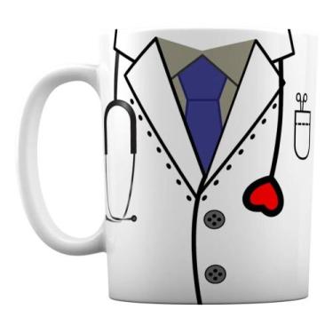 Imagem de Caneca Branca Personalizada Médico Cirurgião Doutor Cirurgia - GMH Pro