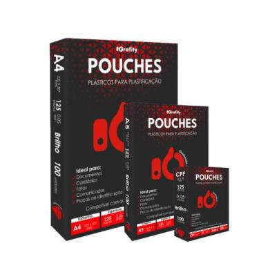 Imagem de Plástico para Plastificação 600 Grafity 2 Centos A4, 2 Centos A5 e 2 C