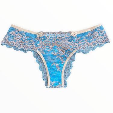 Imagem de Calcinha Fio em Renda - Via Sedução, Frozen com nude, GG (46)