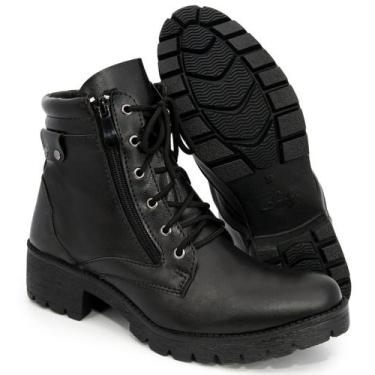 Imagem de Coturno Feminino Sola Tratorada Super Moderno e Estiloso - WSHOES, Fem