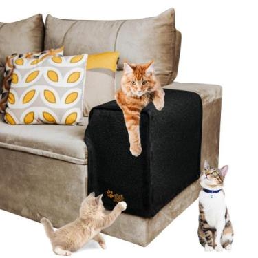Imagem de Arranhador E Protetor De Sofá Para Gatos - Au Au Miau Company, PRETO