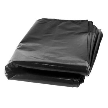Imagem de Saco de Lixo Forte Preto 100 Litros 90cm x 90cm 100 Uni - FLORILIX