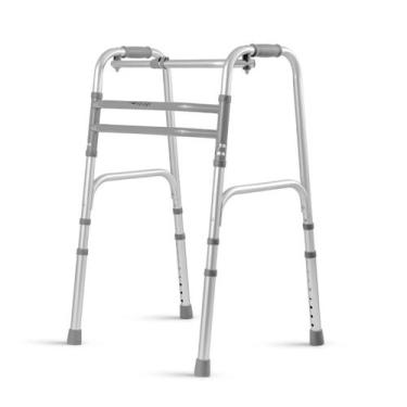 Imagem de Andador HidroLight articulado alumínio ortopédico idoso adulto 3 barra