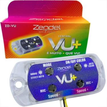 Imagem de Central vu+ rítmico controladora para controle de fitas led strobo e f