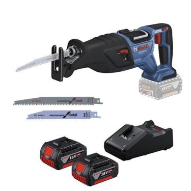 Imagem de Serra Sabre Bosch GSA 185-LI 18V 2 lâmin + 2Bat 4A e carreg