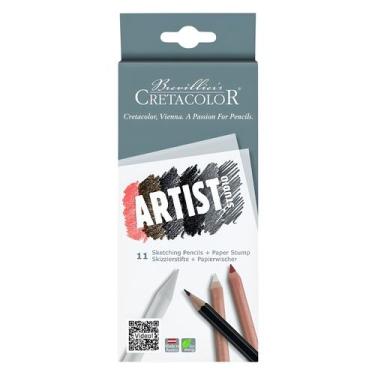 Imagem de Lápis para Desenho Artist Studio Sketching Cretacolor 11 Peças
