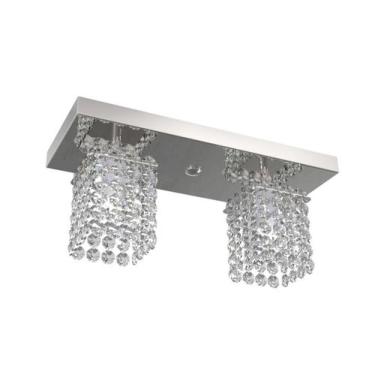 Imagem de Plafon De Cristal  Retangular 30X12Cm Mesa Balcão - Arevo Iluminação