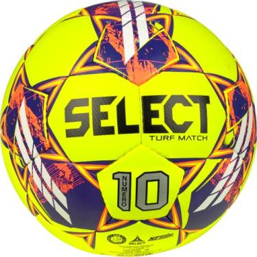 Imagem de Select Bola de futebol Numero 10 Match Turf, amarela V23, tamanho 4