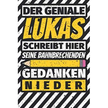 Imagem de Notizbuch liniert: Lukas Geschenke lustiger Spruch Vorname