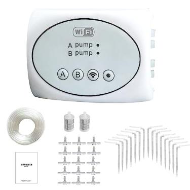 Imagem de Wifi jardinagem temporizador de água celular controle app jardim dispositivo de irrigação automática varanda controlador de sistema de irrigação inteligente