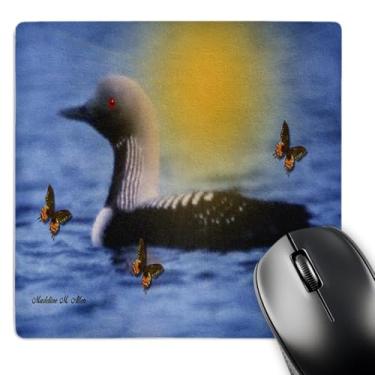 Imagem de 3dRose Mouse pad de borboletas Loon Butterflies 20,3 x 2,5 cm (mp_9111_1) LLC