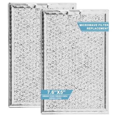 Imagem de Substituição do filtro de micro-ondas, filtros de ar do forno de cozinha que entra sobre o ventilador de ventilação, compatível com Lg Lmv1683st, Lmv2031st, filtro de graxa de micro-ondas 19.3 cm x