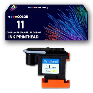 Imagem de YIZHIYZ Peças de substituição para impressora 11 Cabeça de impressão para C4810A C4811A C4812A C4813A Cabeça de impressão para HP 1000 1200D 1200DTN 2230 2250 1200DTWN 2200SE 2280TN 2300DTN 2600DN